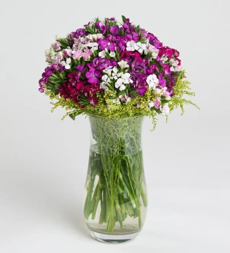 Kristal Cam Vazoda Hüsnüyusuf Aranjmanı