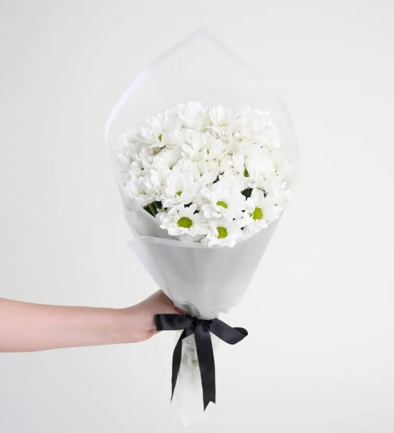 Pudra Bukette Pembe Gerberalar